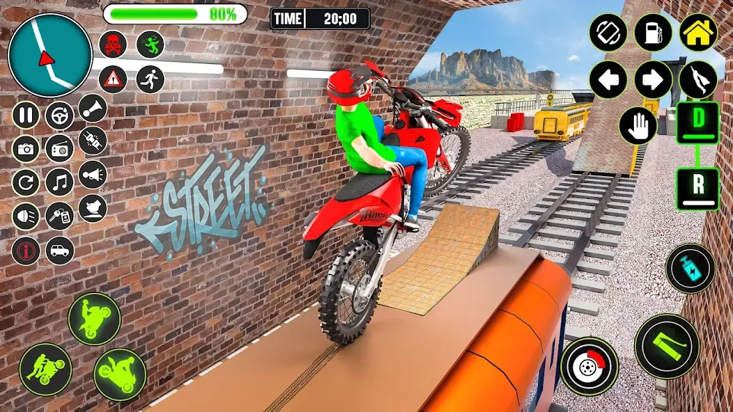 Скачать взломанную GT Bike Racing Game Moto Stunt (ДжиТи Байк Рейсинг Гейм Мото Стант)  [МОД Unlimited Money] — полная версия apk на Андроид screen 5