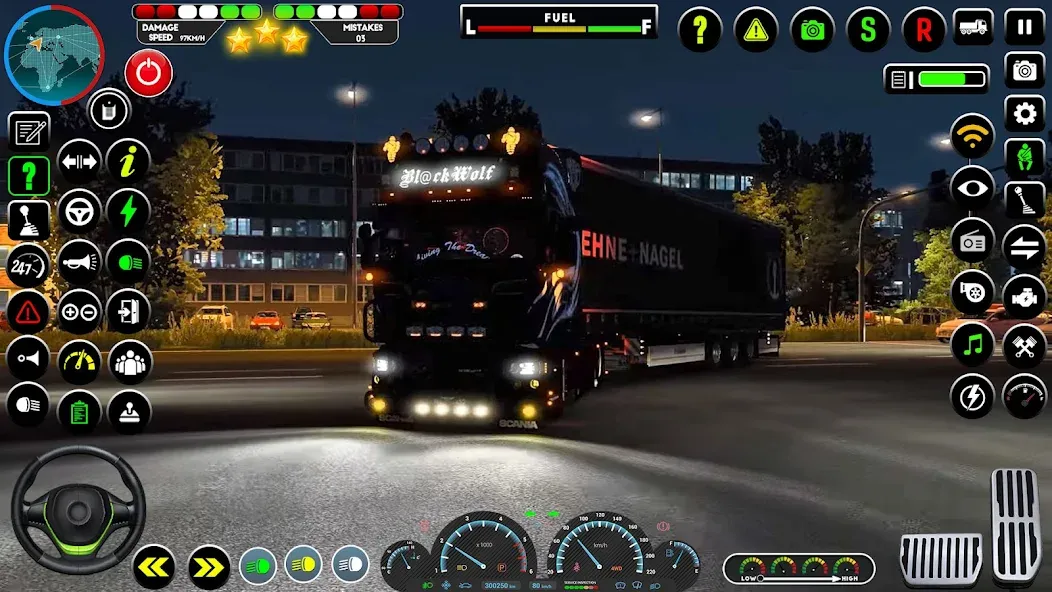 Скачать взломанную Truck Driving Euro Truck Game  [МОД Mega Pack] — стабильная версия apk на Андроид screen 5