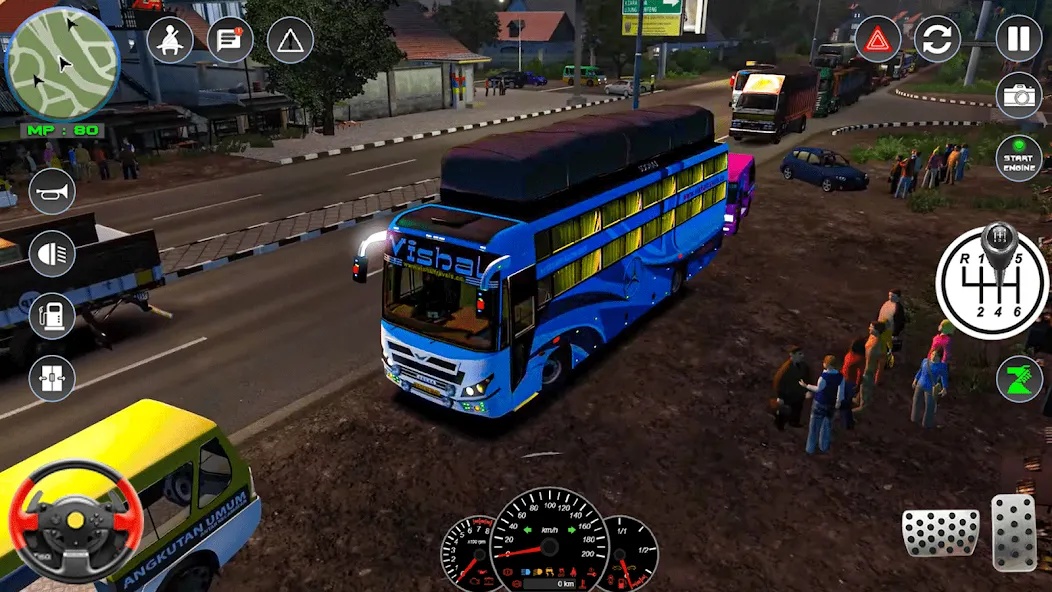 Скачать взлом City Bus Driving: Bus Games 3D  [МОД Menu] — последняя версия apk на Андроид screen 1