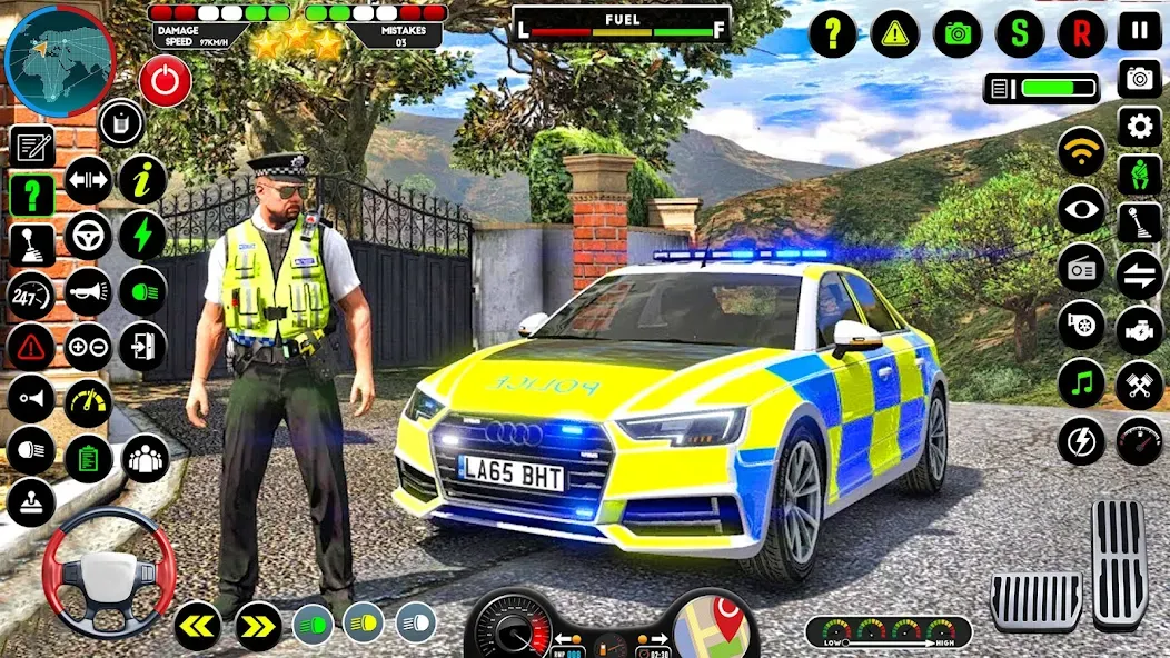 Взлом NYPD Police Car Parking Game  [МОД Все открыто] — стабильная версия apk на Андроид screen 1