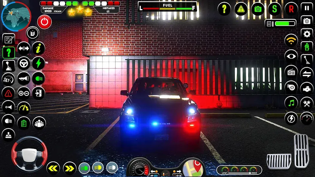 Взлом NYPD Police Car Parking Game  [МОД Все открыто] — стабильная версия apk на Андроид screen 2