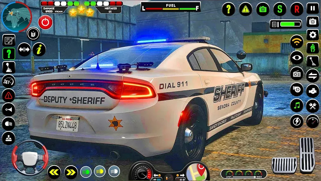 Взлом NYPD Police Car Parking Game  [МОД Все открыто] — стабильная версия apk на Андроид screen 3