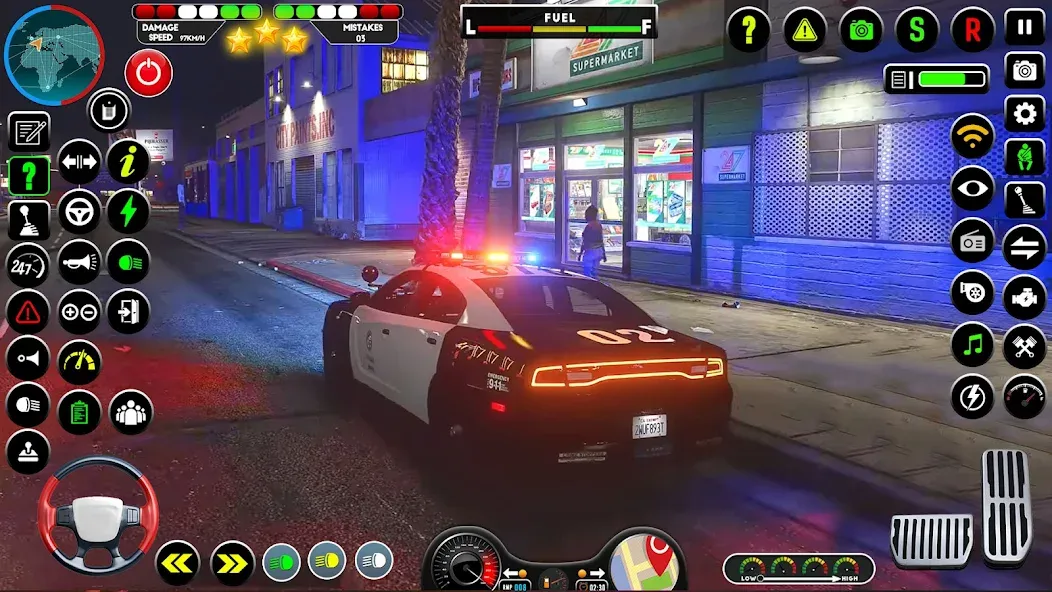 Взлом NYPD Police Car Parking Game  [МОД Все открыто] — стабильная версия apk на Андроид screen 4