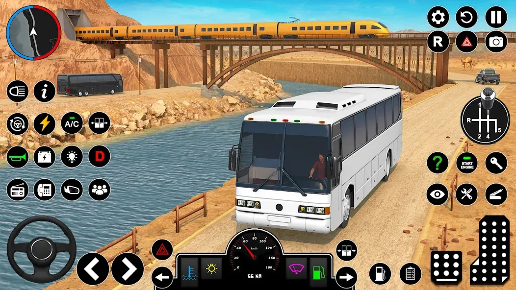 Скачать взлом Offroad Bus Simulator Bus Game (Оффроуд Автобус Симулятор Игра)  [МОД Много денег] — стабильная версия apk на Андроид screen 1