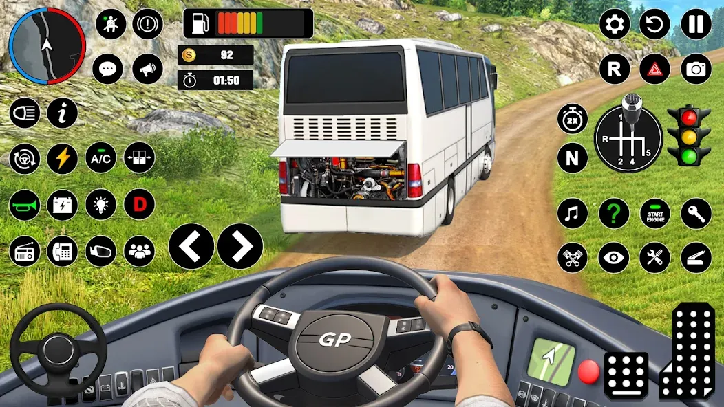 Скачать взлом Offroad Bus Simulator Bus Game (Оффроуд Автобус Симулятор Игра)  [МОД Много денег] — стабильная версия apk на Андроид screen 3