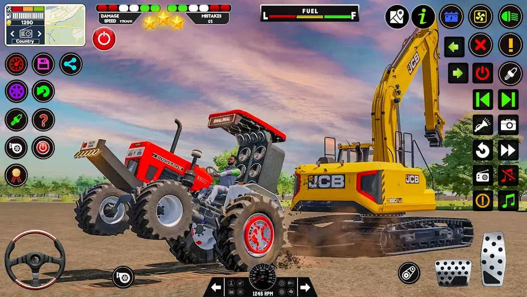 Скачать взломанную Tractor Driving — Tractor Game  [МОД Menu] — полная версия apk на Андроид screen 2