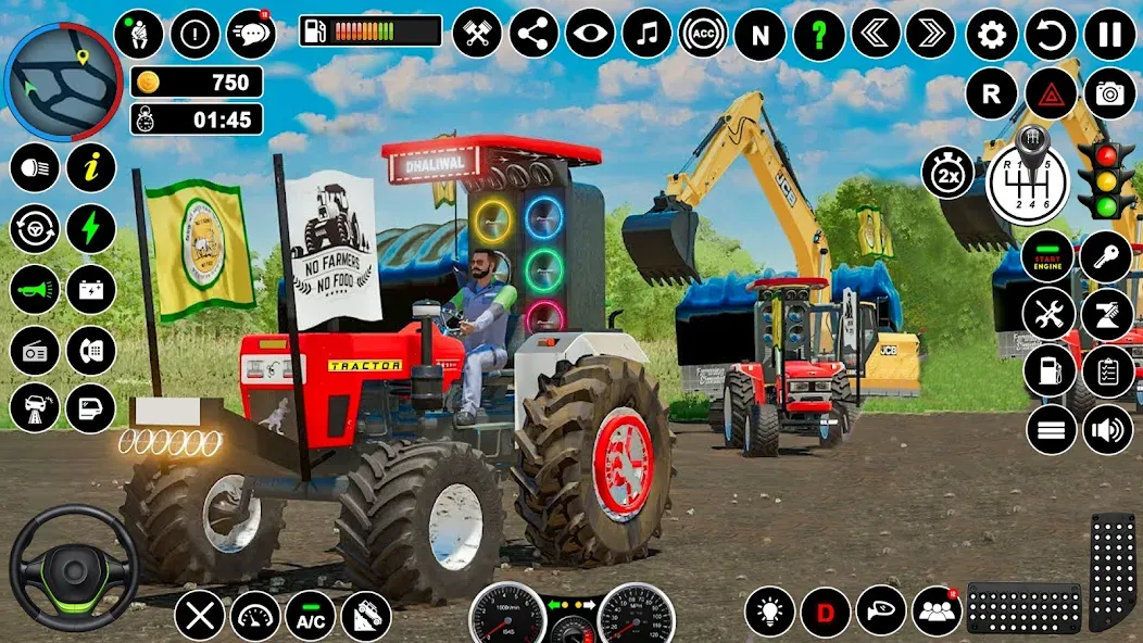 Скачать взломанную Tractor Driving — Tractor Game  [МОД Menu] — полная версия apk на Андроид screen 3