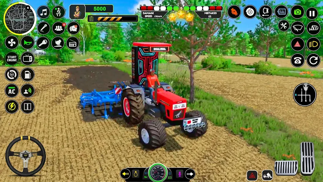 Скачать взломанную Tractor Driving — Tractor Game  [МОД Menu] — полная версия apk на Андроид screen 5