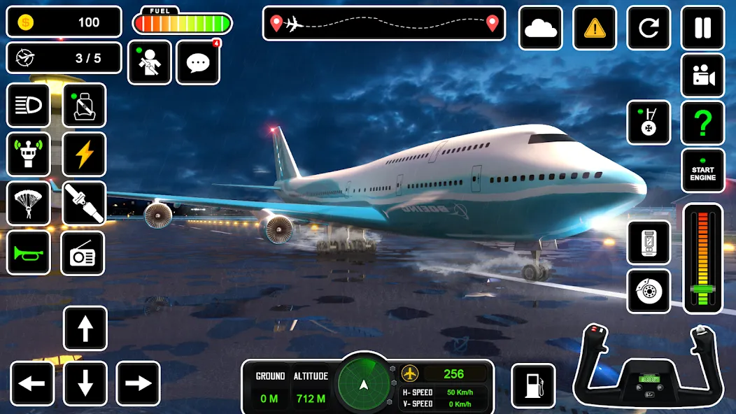 Скачать взломанную Pilot Simulator: Airplane Game  [МОД Mega Pack] — полная версия apk на Андроид screen 3