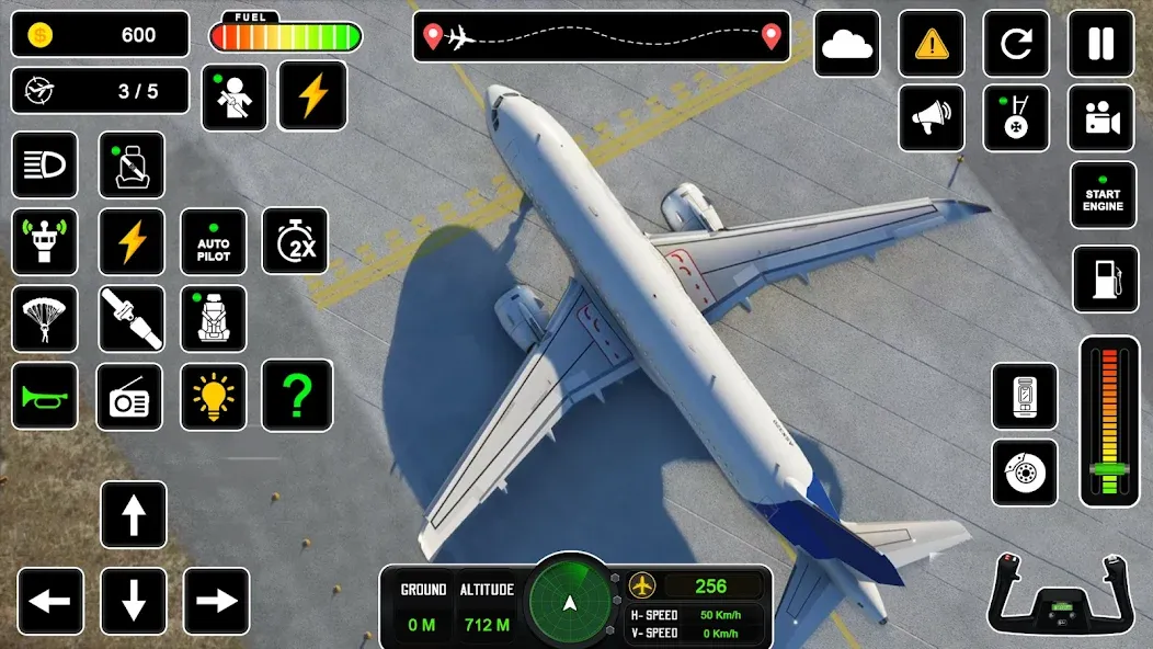 Скачать взломанную Pilot Simulator: Airplane Game  [МОД Mega Pack] — полная версия apk на Андроид screen 4