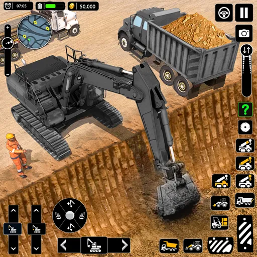 Взлом Snow Offroad Construction Game  [МОД Бесконечные монеты] — полная версия apk на Андроид screen 1