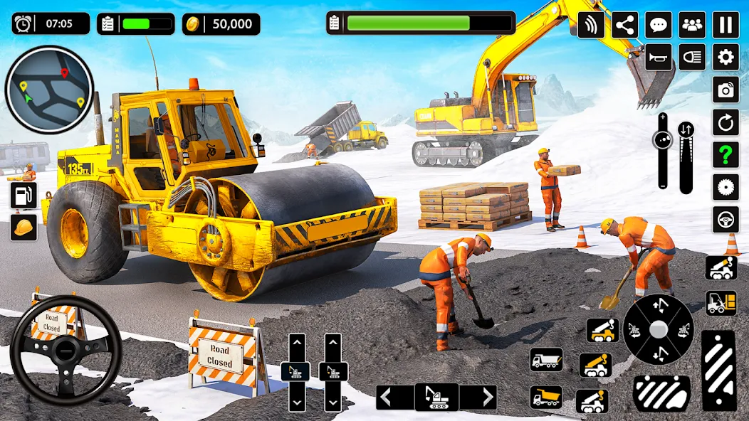 Взлом Snow Offroad Construction Game  [МОД Бесконечные монеты] — полная версия apk на Андроид screen 4