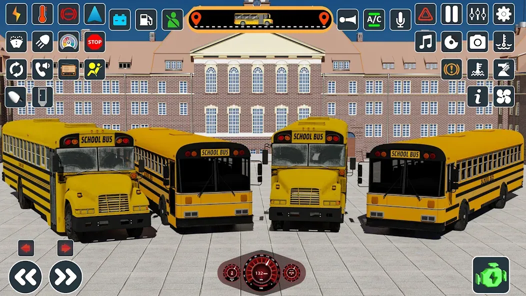 Скачать взлом School Bus 3d : City Bus Games (Школьный автобус симулятор игры на автобусе)  [МОД Все открыто] — полная версия apk на Андроид screen 1