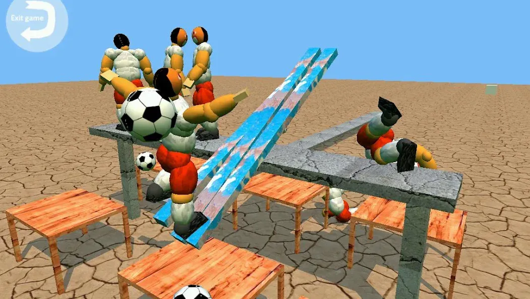 Взлом Goofball Goals Soccer Game 3D (Гуфбол Голз Соккер Гейм 3Д)  [МОД Unlocked] — стабильная версия apk на Андроид screen 5