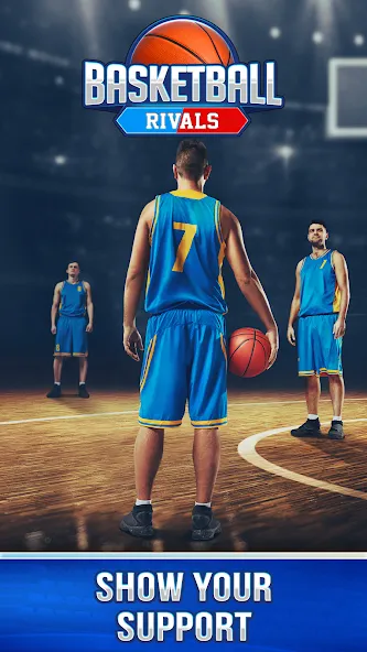 Скачать взломанную Basketball Rivals: Sports Game (Баскетбол Ривалс)  [МОД Много денег] — последняя версия apk на Андроид screen 5