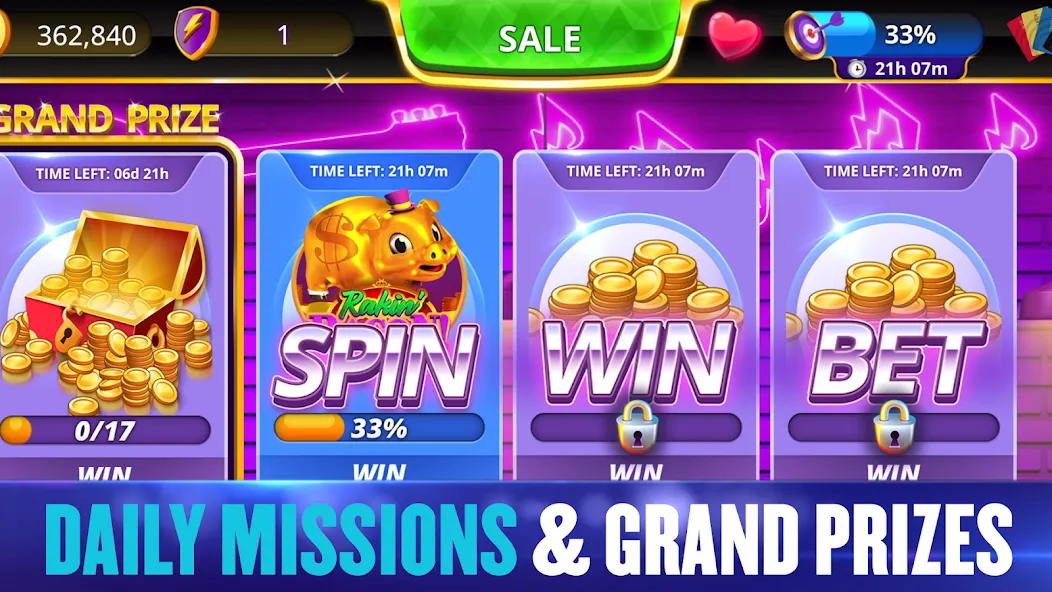 Скачать взломанную Hard Rock Jackpot Casino (Хард Рок Джекпот Казино)  [МОД Mega Pack] — полная версия apk на Андроид screen 3