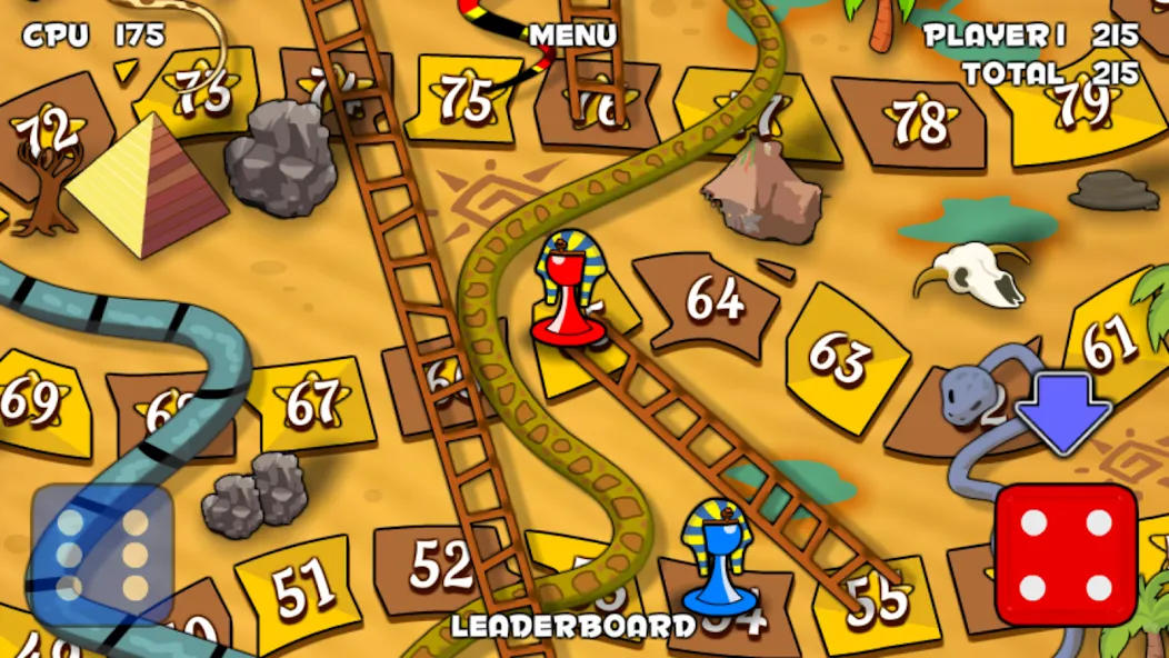 Скачать взлом Snakes and Ladders (Змеи и лестницы)  [МОД Menu] — последняя версия apk на Андроид screen 1