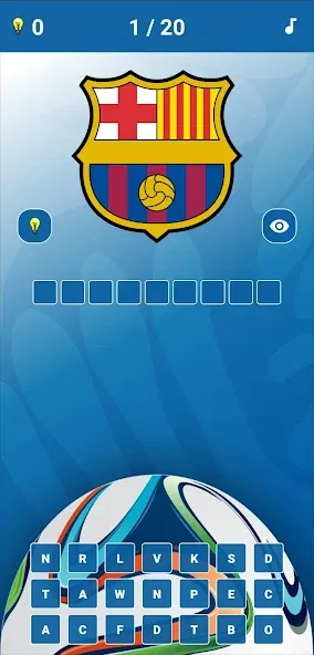 Взлом Soccer Clubs Logo Quiz  [МОД Меню] — полная версия apk на Андроид screen 1