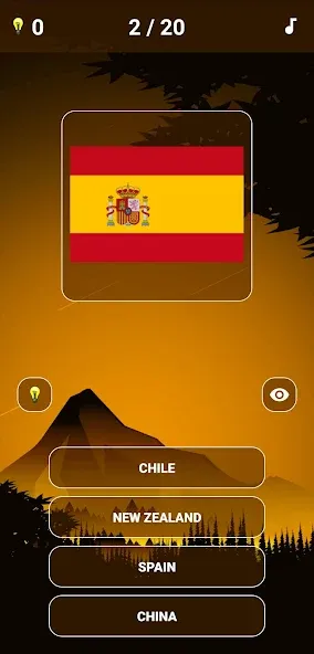 Скачать взломанную Geography Quiz — World Flags 1  [МОД Все открыто] — полная версия apk на Андроид screen 1