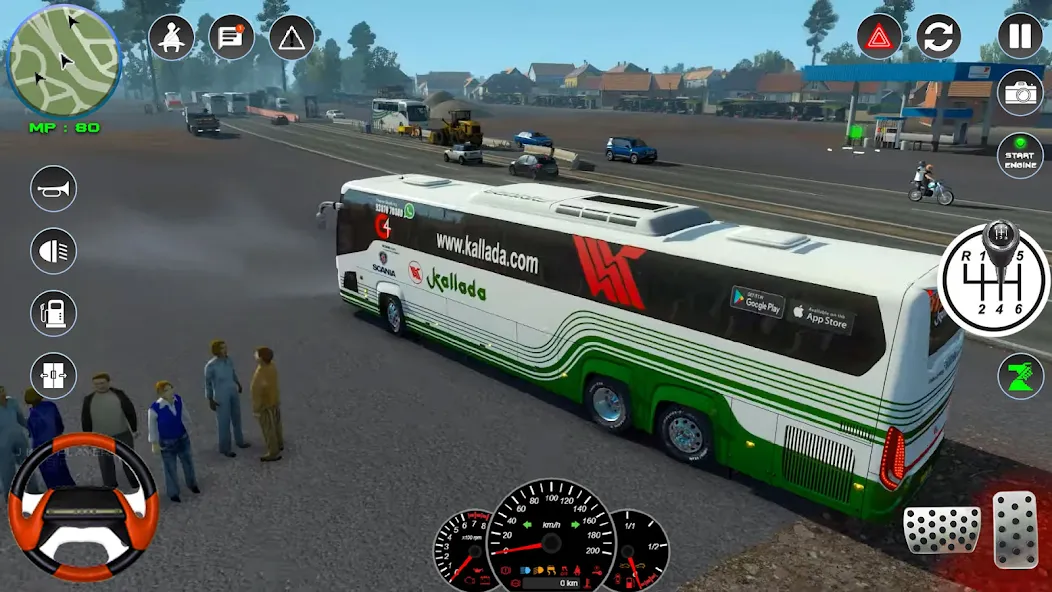 Взлом Bus Simulator 2023 — City Bus  [МОД Menu] — полная версия apk на Андроид screen 4