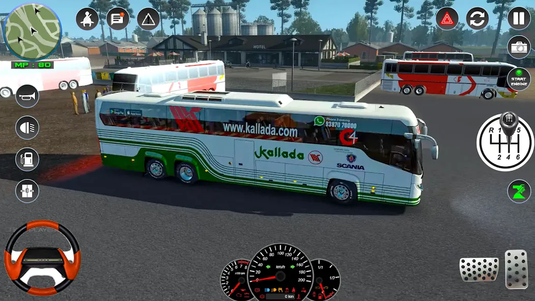 Взлом Bus Simulator 2023 — City Bus  [МОД Menu] — полная версия apk на Андроид screen 5