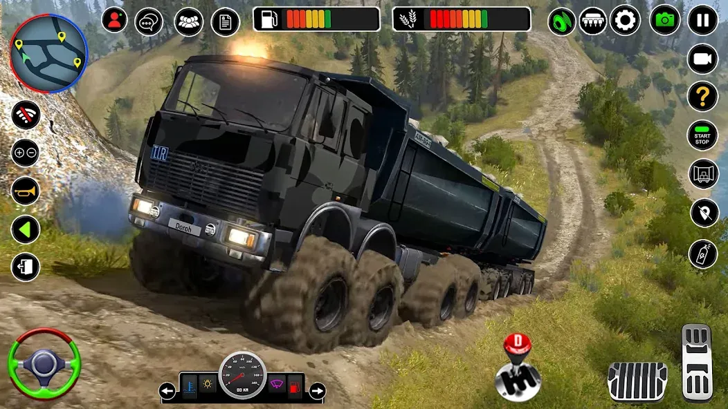 Взлом Offroad Mud Truck Simulator 3D  [МОД Много монет] — стабильная версия apk на Андроид screen 1