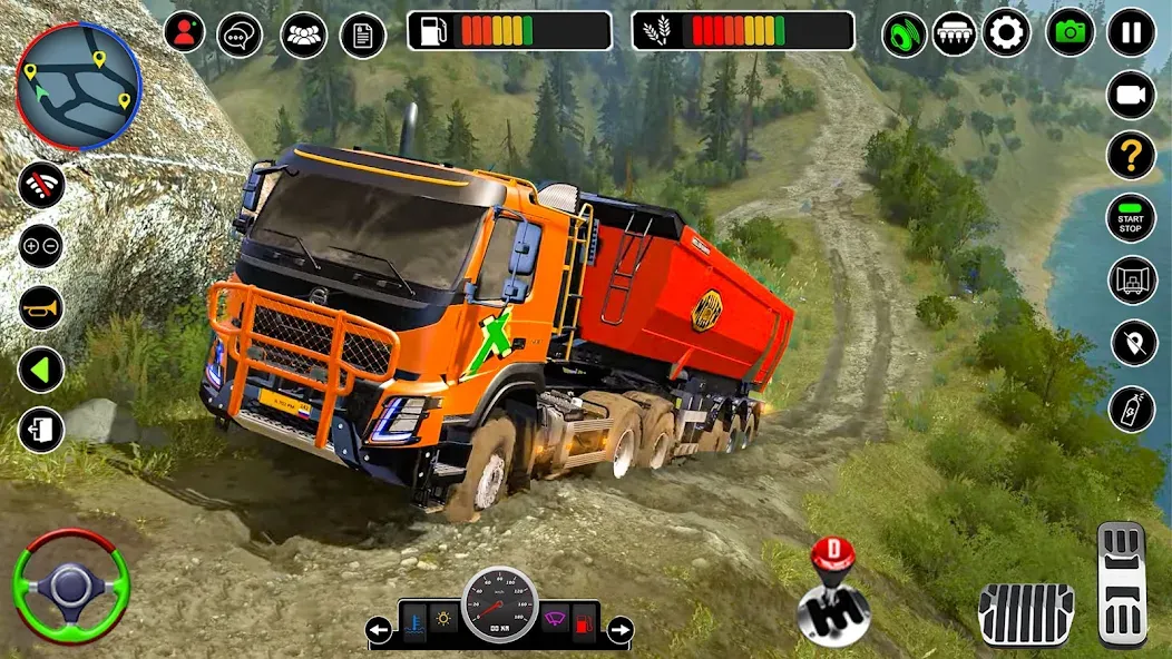 Взлом Offroad Mud Truck Simulator 3D  [МОД Много монет] — стабильная версия apk на Андроид screen 3