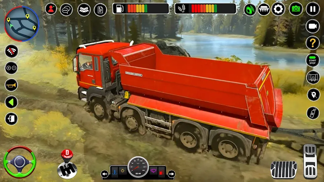 Взлом Offroad Mud Truck Simulator 3D  [МОД Много монет] — стабильная версия apk на Андроид screen 4