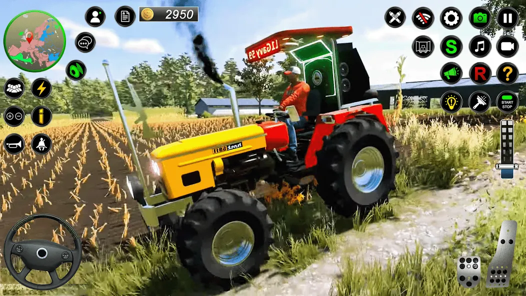 Скачать взломанную Real Farmer Tractor Drive Game (Фармер Трактор 3Д Фермерские Игры)  [МОД Много монет] — стабильная версия apk на Андроид screen 3