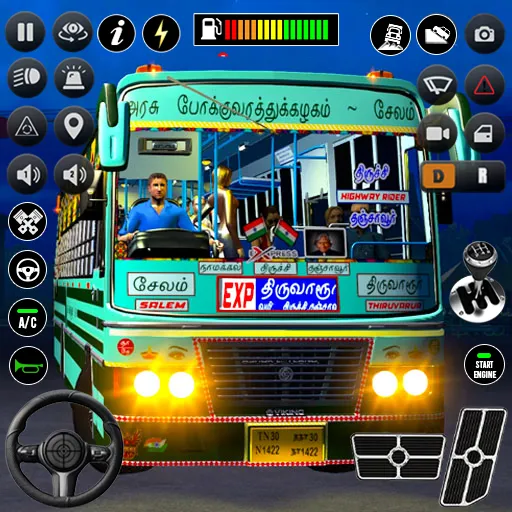 Взломанная Real Passenger Bus Driving Sim  [МОД Бесконечные деньги] — стабильная версия apk на Андроид screen 1