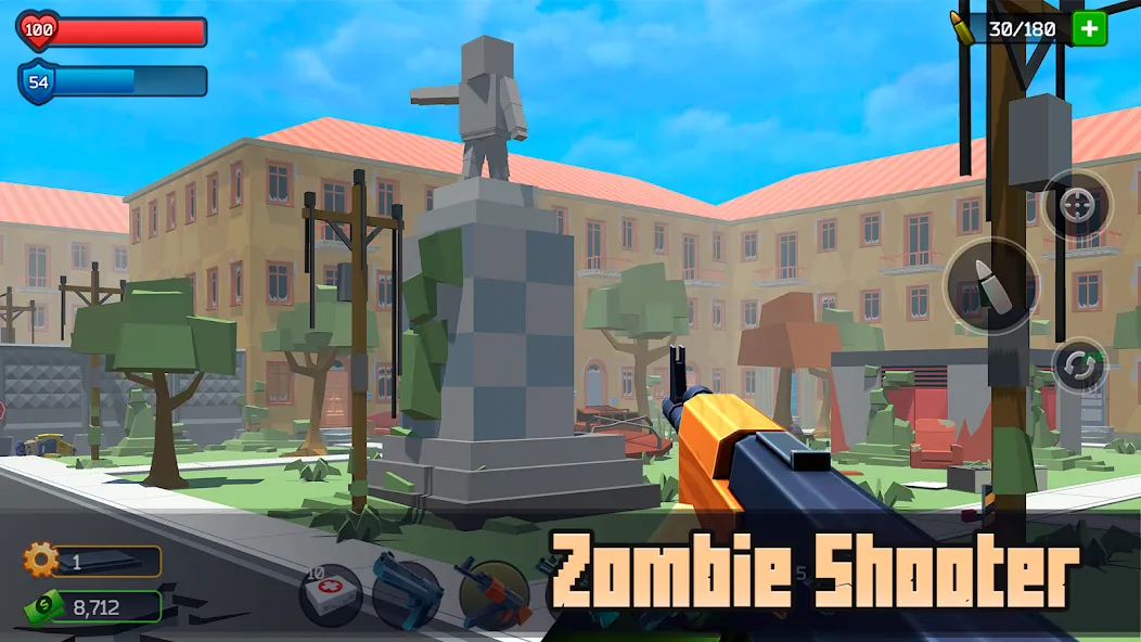 Скачать взломанную Pixel Combat: Zombies Strike (Пиксельный бой)  [МОД Бесконечные деньги] — полная версия apk на Андроид screen 5