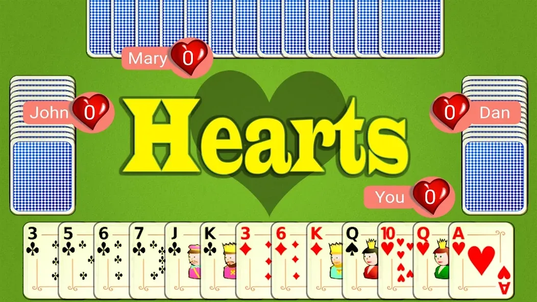 Скачать взлом Hearts Mobile  [МОД Меню] — стабильная версия apk на Андроид screen 1