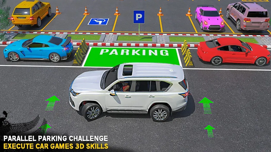 Скачать взлом Car Parking 3D — Car Games 3D (Парковка Игра)  [МОД Много монет] — последняя версия apk на Андроид screen 3