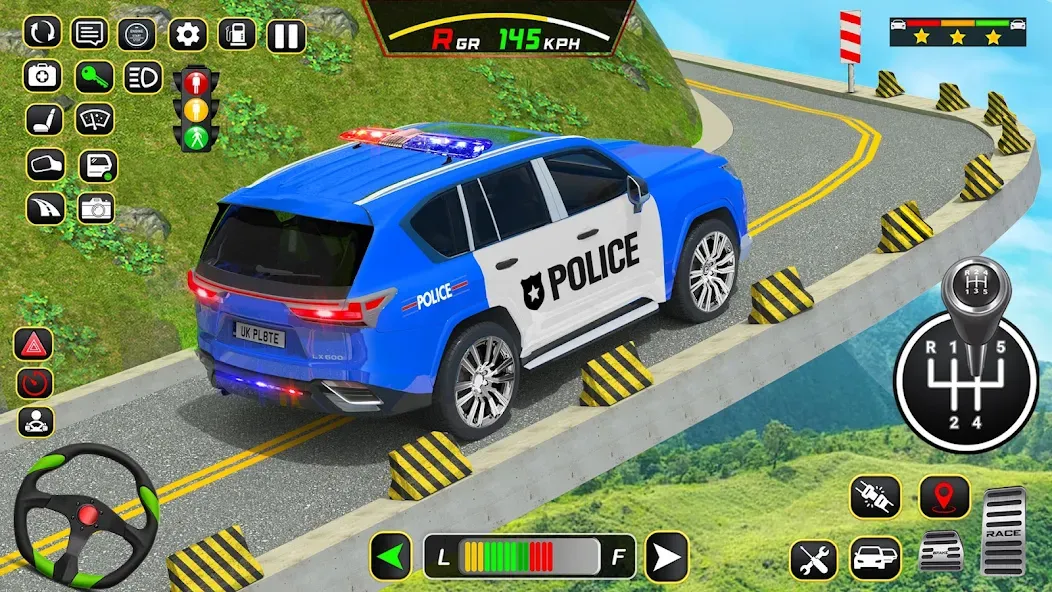 Взлом Police Car Driving School Game (Полицейская школа вождения автомобилей)  [МОД Много монет] — последняя версия apk на Андроид screen 3