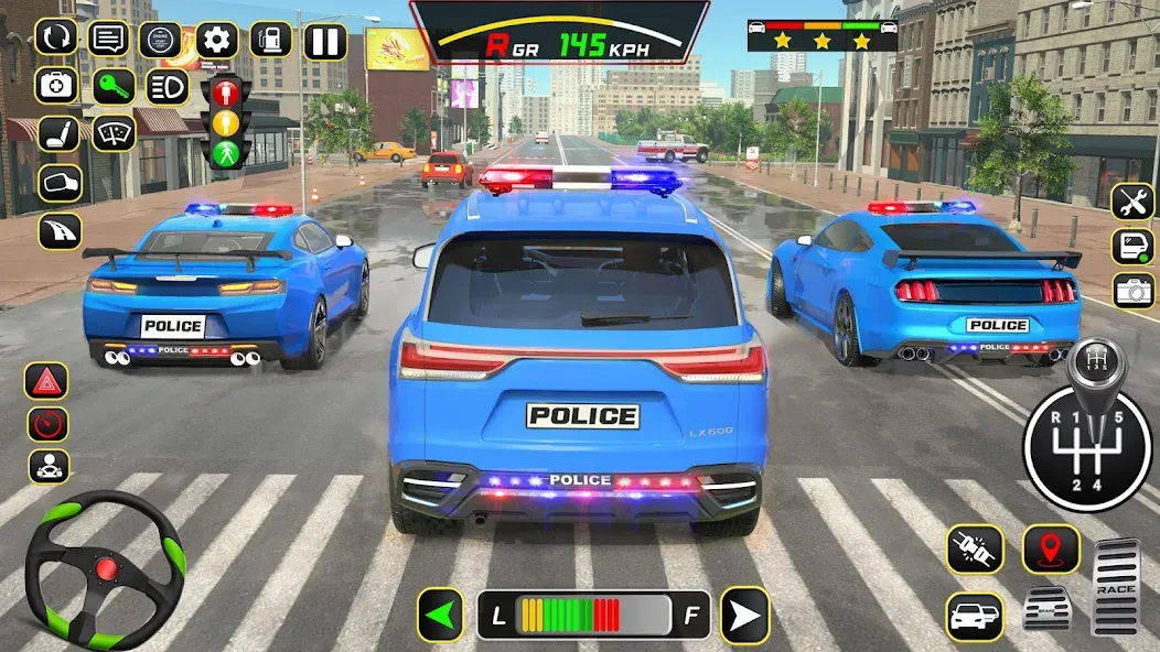 Взлом Police Car Driving School Game (Полицейская школа вождения автомобилей)  [МОД Много монет] — последняя версия apk на Андроид screen 4