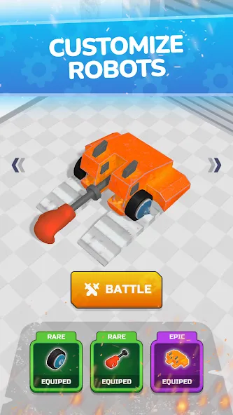 Взломанная Scrap Robot Fighting (Скрап Робот Файтинг)  [МОД Меню] — стабильная версия apk на Андроид screen 1