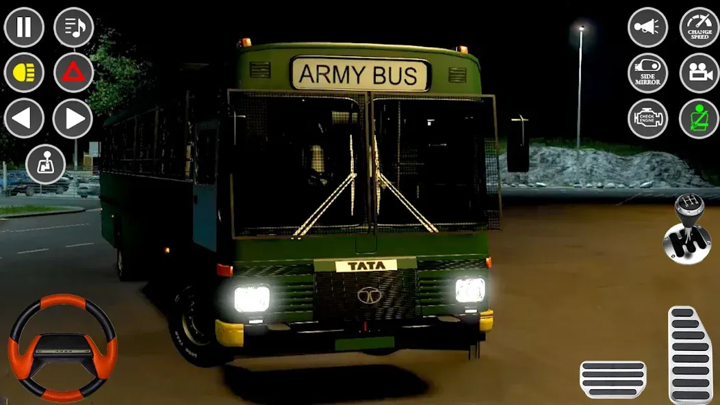 Скачать взломанную US Military Coach Simulator 3D  [МОД Все открыто] — стабильная версия apk на Андроид screen 1