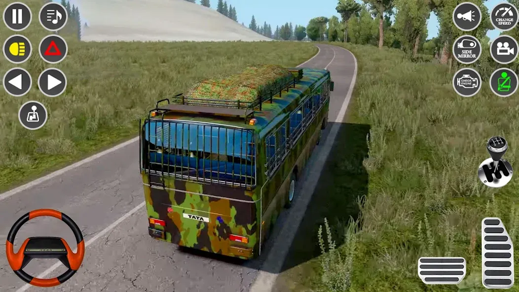 Скачать взломанную US Military Coach Simulator 3D  [МОД Все открыто] — стабильная версия apk на Андроид screen 3