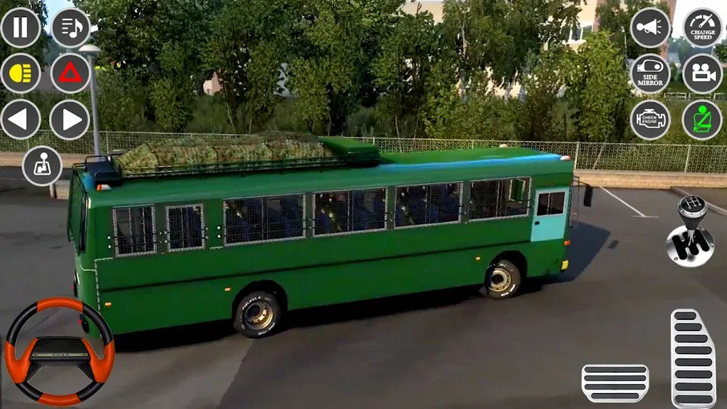 Скачать взломанную US Military Coach Simulator 3D  [МОД Все открыто] — стабильная версия apk на Андроид screen 4