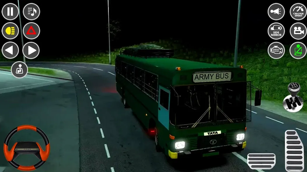 Скачать взломанную US Military Coach Simulator 3D  [МОД Все открыто] — стабильная версия apk на Андроид screen 5