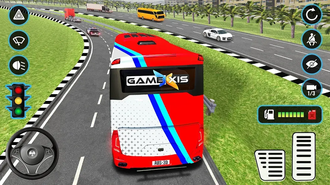 Скачать взломанную Real Bus Simulator: WW BusTour (Риал Бас Симулятор)  [МОД Меню] — полная версия apk на Андроид screen 1