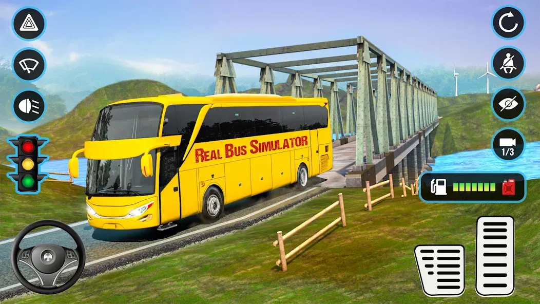 Скачать взломанную Real Bus Simulator: WW BusTour (Риал Бас Симулятор)  [МОД Меню] — полная версия apk на Андроид screen 2