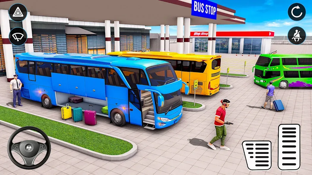 Скачать взломанную Real Bus Simulator: WW BusTour (Риал Бас Симулятор)  [МОД Меню] — полная версия apk на Андроид screen 5