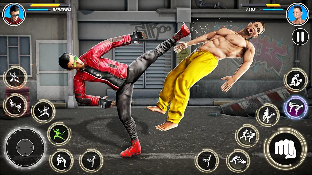 Скачать взлом Kung Fu karate: Fighting Games  [МОД Unlocked] — полная версия apk на Андроид screen 1