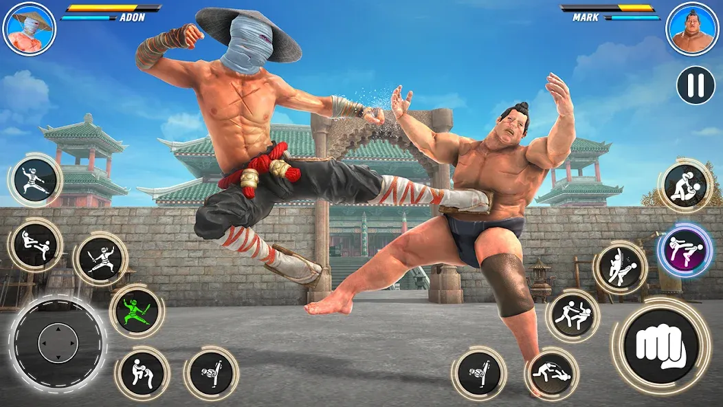 Скачать взлом Kung Fu karate: Fighting Games  [МОД Unlocked] — полная версия apk на Андроид screen 4