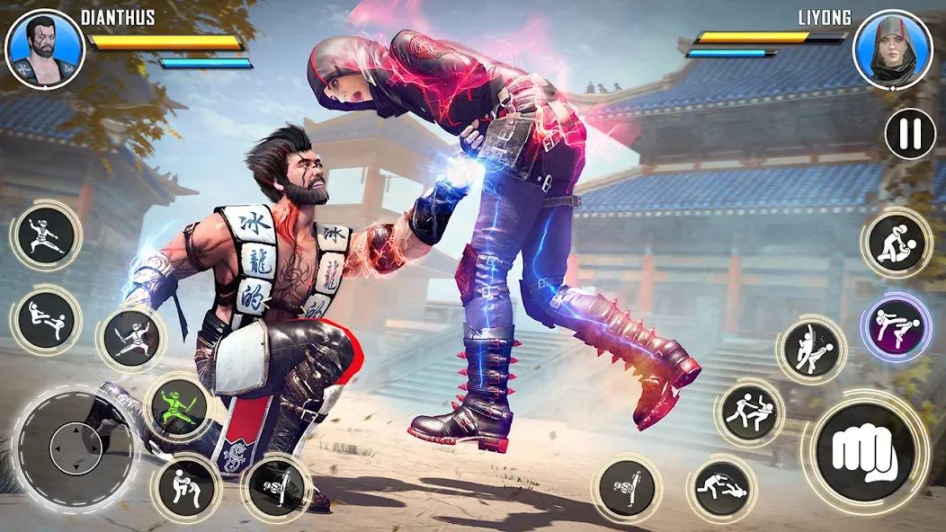 Скачать взлом Kung Fu karate: Fighting Games  [МОД Unlocked] — полная версия apk на Андроид screen 5