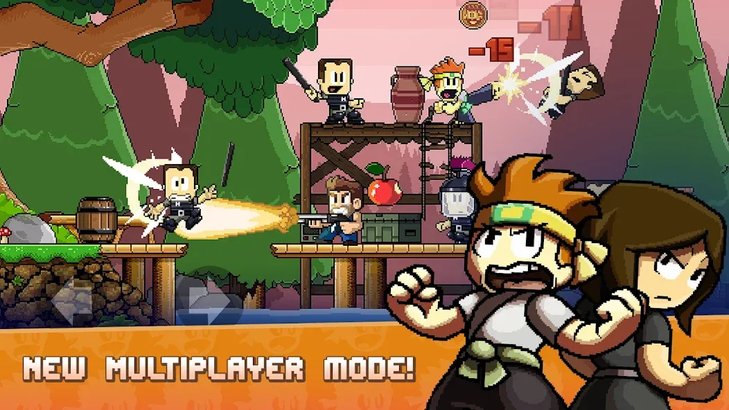 Скачать взломанную Dan the Man: Action Platformer (Дэн зе Мэн)  [МОД Mega Pack] — стабильная версия apk на Андроид screen 4