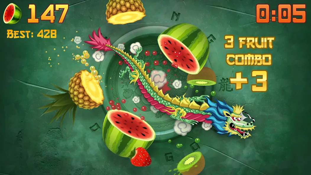 Взломанная Fruit Ninja® (Фрут Ниндзя)  [МОД Бесконечные монеты] — стабильная версия apk на Андроид screen 4