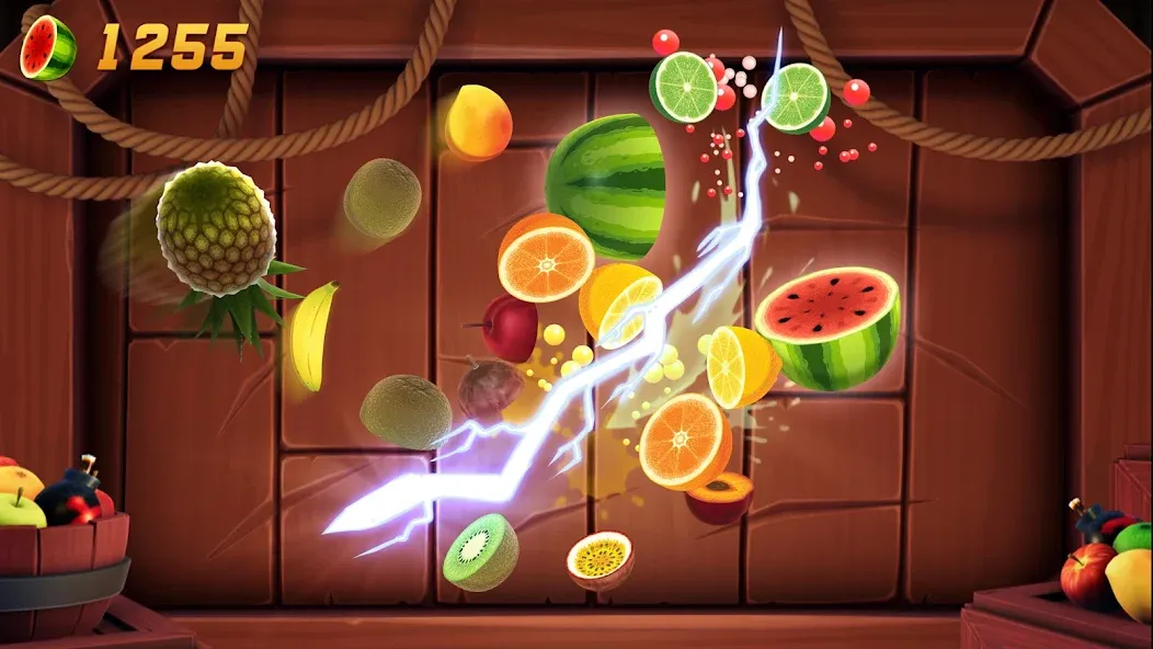 Скачать взломанную Fruit Ninja 2 Fun Action Games (Фрут Ниндзя 2)  [МОД Бесконечные монеты] — стабильная версия apk на Андроид screen 1