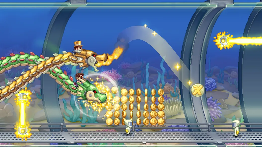 Скачать взломанную Jetpack Joyride (Джетпак Джойрайд)  [МОД Unlimited Money] — стабильная версия apk на Андроид screen 1